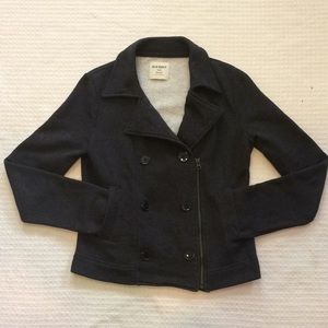 Old Navy Gray Moto Jacket Size Small
